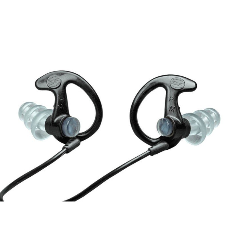 SureFire EP5-BK-MPR TRIPLE FLANGED, FULL BLOCK EARPLUGS, MEDIUM, 1 PAIR, BLACK